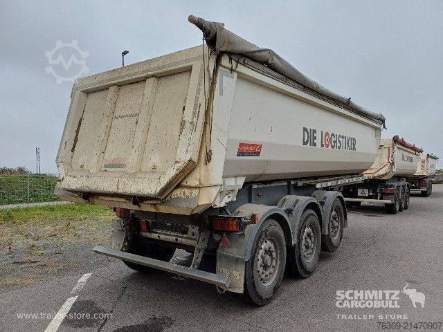 Tipper semitrailer Langendorf Kipper Stahlrundmulde 24m³