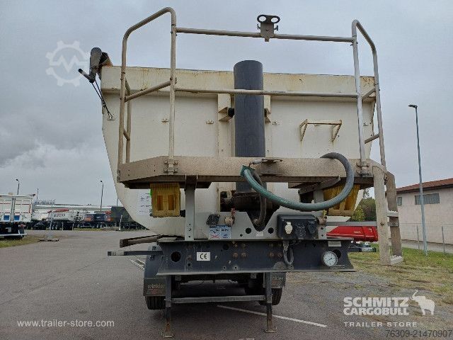 Tipper semitrailer Langendorf Kipper Stahlrundmulde 24m³