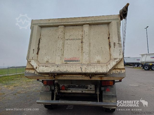 Tipper semitrailer Langendorf Kipper Stahlrundmulde 24m³