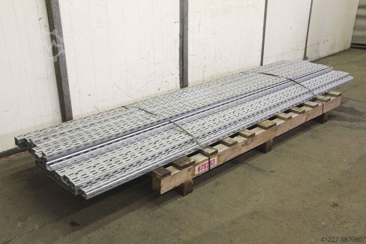 Cable duct, 61 pieces Metall 3000 x 50 x 37 mm
