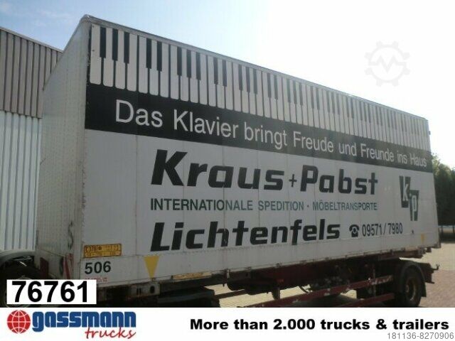 Swap body truck SOMMER WB Koffer