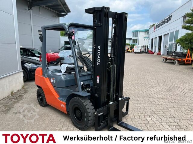 LPG Forklifts Toyota 02-8 FGF 25, Waage