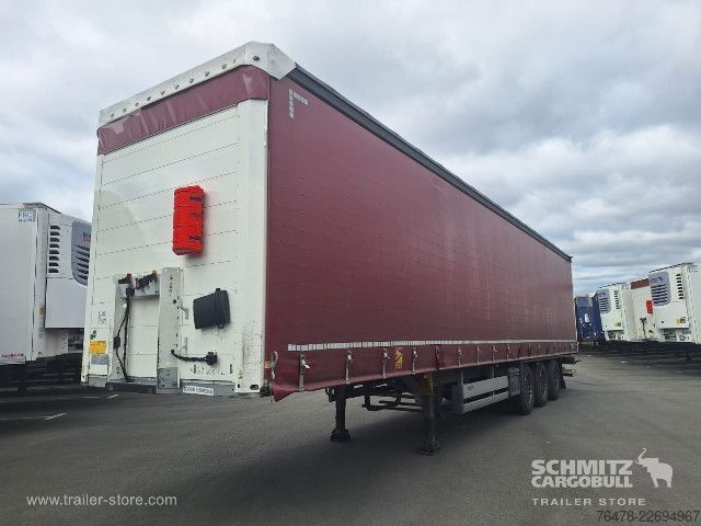 Auflieger mit Pritsche & Plane Schmitz Cargobull Curtainsider Standard Taillift