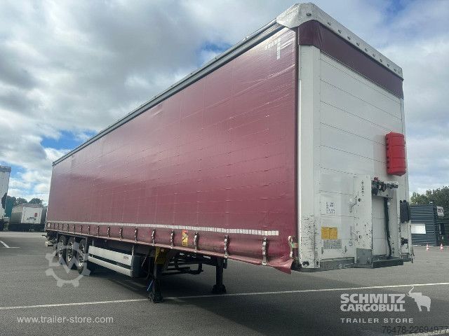 Auflieger mit Pritsche & Plane Schmitz Cargobull Curtainsider Standard Taillift