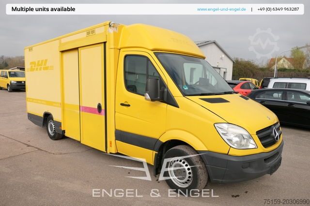 Box van mercedes-benz SPRINTER 310 CDI MAXI EURO-5 KOFFER REGALE KAMERA DURCHGANG