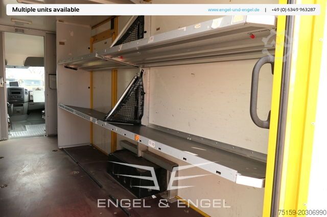Box van mercedes-benz SPRINTER 310 CDI MAXI EURO-5 KOFFER REGALE KAMERA DURCHGANG