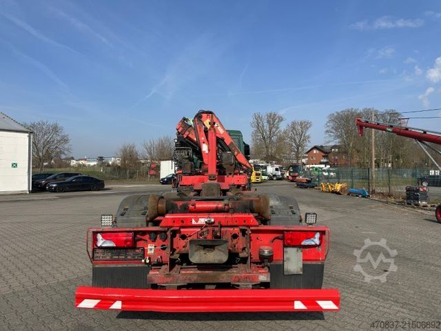 Roll-off tipper truck MAN TGS 26.440 / Hiab XR21S56 / Hiab 166 D-3