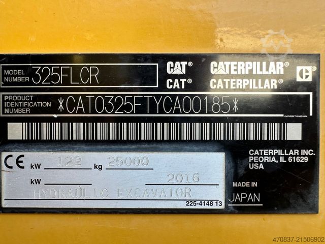 Kettenbagger CATERPILLAR 325 FL CR / Gummipads