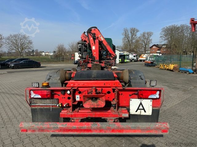 Roll-off tipper truck MAN TGS 26.400 / Hiab XR21S56 / Hiab 144 ES-3 / Funk