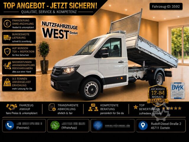 Dreiseitenkipper VW Crafter 55 TDI *3-Seiten Kipper*Garantie*1.Hand*