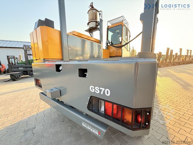 Side loader forklift Baumann GS 70/14/50 DUPLEX DIESEL LIKE NEW
