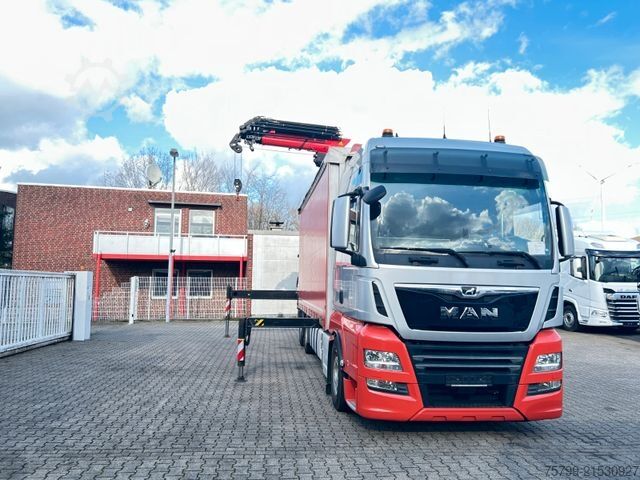 Autokran MAN 26.510 mit PK37002 TEC G Heckladekran 6x2