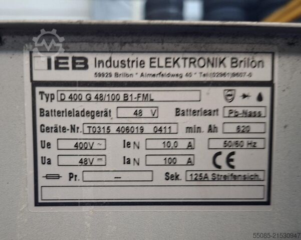 Ladegerät  Ladegerät Typ D 400 G 48/100 B1-FML