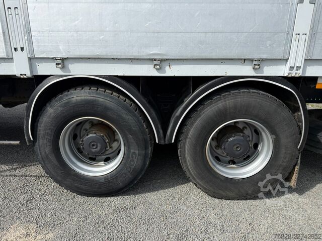 LKW mit Pritsche (offen) MERCEDES-BENZ Axor 2633 / 6x4 / Kran PM 15.5 LC / Funk Fern