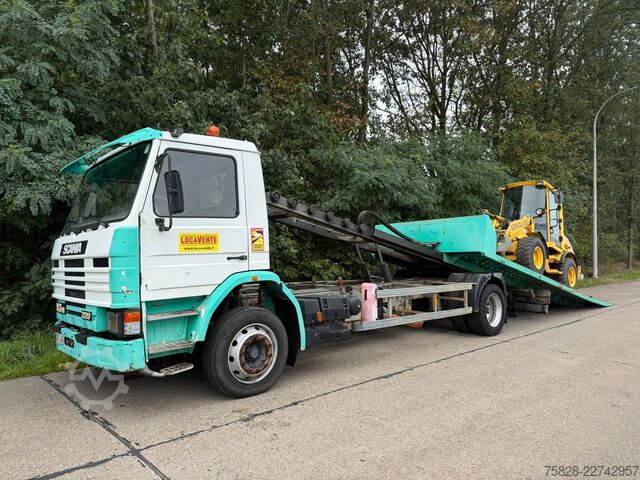 Abschleppwagen LKW SCANIA 93M  220 / Maschinen- Traktor-Auto Transport