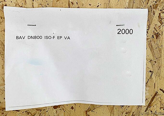 Vakuum-Winkelventil Leybold BAV DN800 ISO-F EP VA