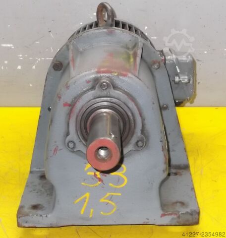 Gear motor 1.1 kW 33 rpm Bauer DO43/105