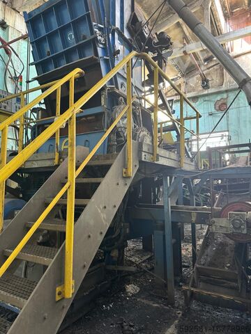 Rubber shredding machine Adelmann Umwelt GmbH Nachzerkleinerer