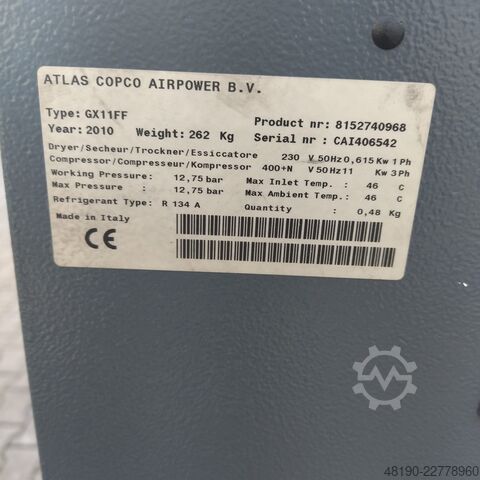Schraubenkompressor Atlas Copco GX11FF