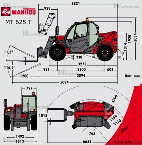 Teleskoplader Manitou MT 625 H EASY