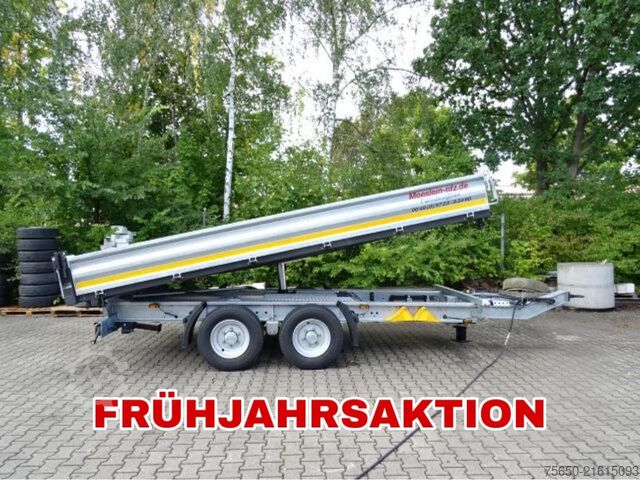 Kippanhänger Möslein TTG 11 Verzinkt  neuer Tandem 3- Seitenkipper Tieflader-- Neufahrzeug --