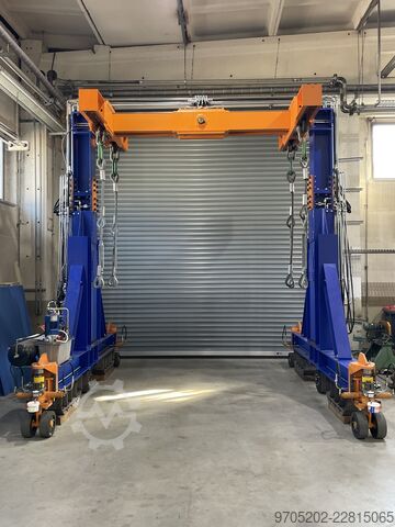 Mobile heavy-duty gantry crane Marschner-Engineering MKP40/10