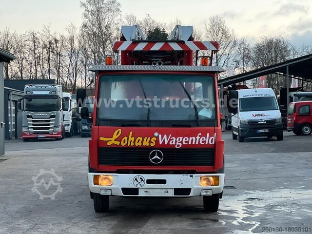 LKW mit Hubarbeitsbühne MERCEDES-BENZ 1120/37 Metz DLK 16-4 SE Leiterwagen 16m.