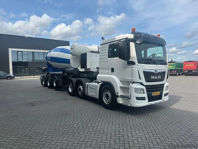 Mixer MAN TGS 26.420 6x2 + Mixeroplegger 15 m3 Euro 6