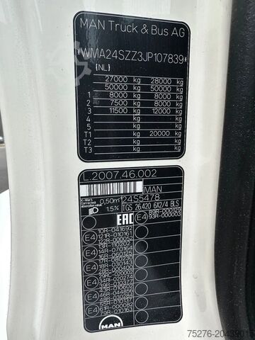 Mixer MAN TGS 26.420 6x2 + Mixeroplegger 15 m3 Euro 6