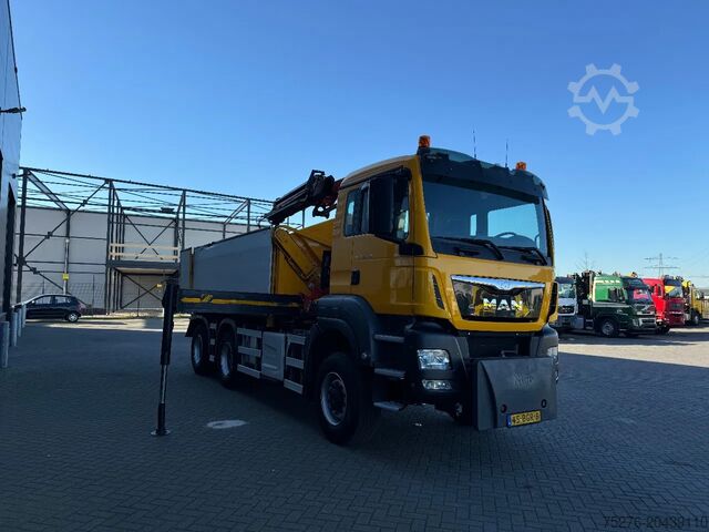 3-Seiten-Kipper MAN TGS 33.440 6x6 WS Kipper/ kraan Euro 6