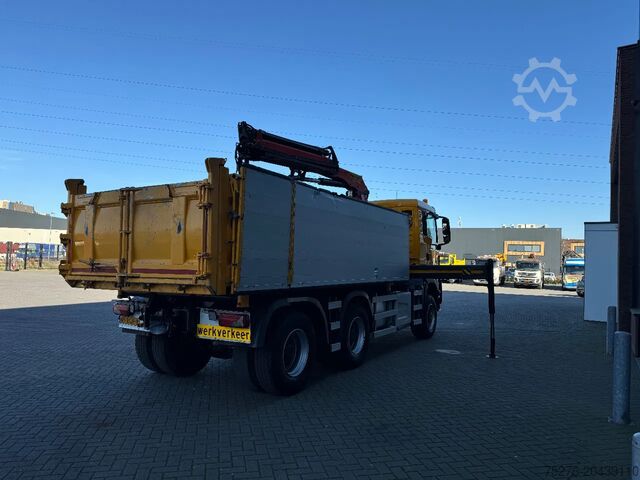 3-Seiten-Kipper MAN TGS 33.440 6x6 WS Kipper/ kraan Euro 6