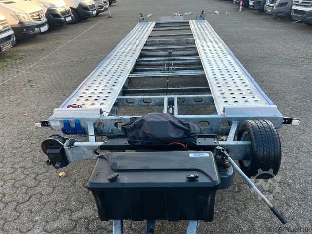 Autotransporter Anhänger BLYSS Autotransporter 3500 kg kippbar 655x205cm 3-achs