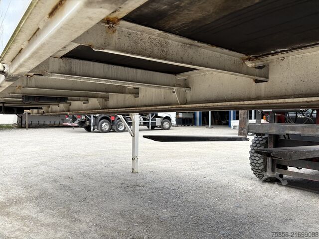 Wechselbrücke mit Pritsche Krone BDF 7,45m Baustoff Bordwand + Türen