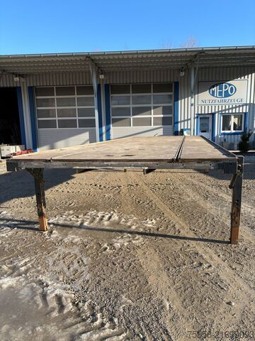 Wechselpritsche Plattform Wecon verzinkte Plattform 28 Zurringe