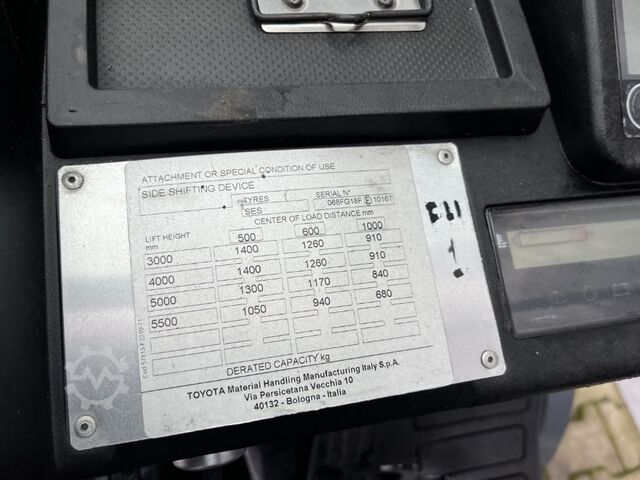 LPG Forklifts Toyota 8 FGF15F