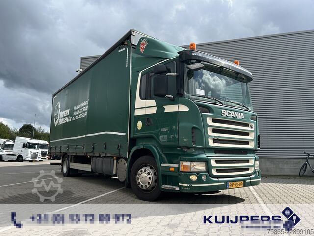 Curtain sided Scania R 310 B Euro 4 / 934 dkm / 3 Pedals / Full Air ...