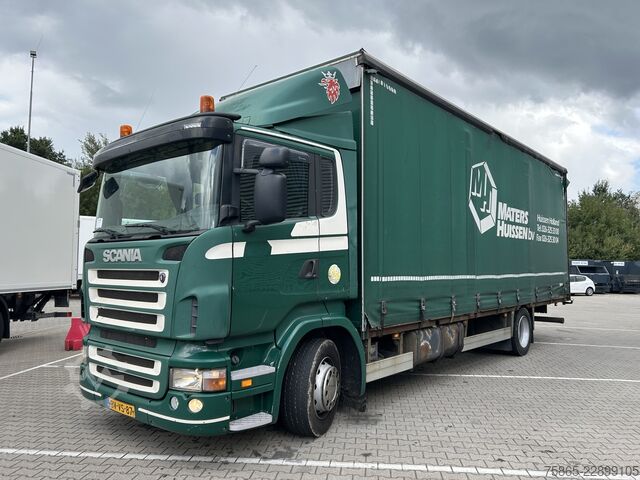 Curtain sided Scania R 310 B Euro 4 / 934 dkm / 3 Pedals / Full Air ...
