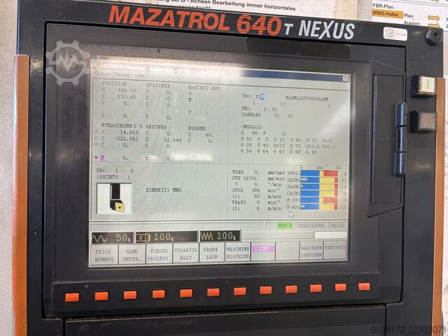 CNC lathe MAZAK QUICK TURN NEXUS 250 MY