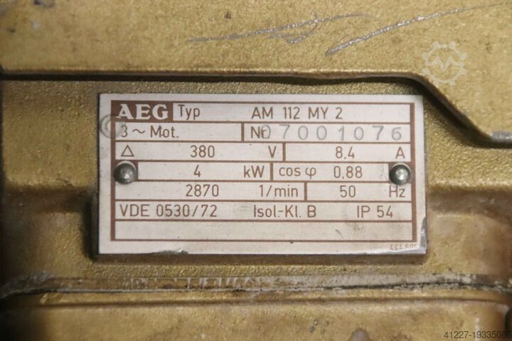 Chip extraction fan 4 kW Krämer VFM-K