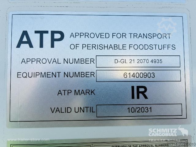 Kühlauflieger Schmitz Cargobull Tiefkühler Standard Doppelstock Trennwand
