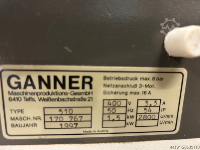 Dowel boring machine Ganner Optima 21