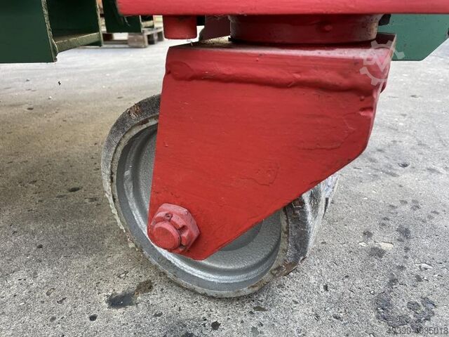 Heavy-duty coil trolley, transport trolley; for easy transportation with a forklift truck