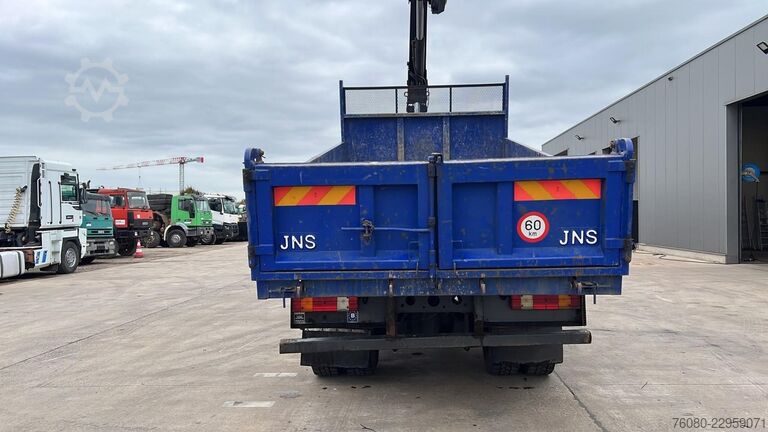 Tipper with crane Mercedes-Benz Axor 1828 (BELGIAN TRUCK / HIAB 122 E / MANUAL ...