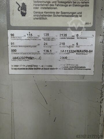 Vertical mast lift Hubsteiger Crown WAV 50-84 - 2 Stück verfügbar