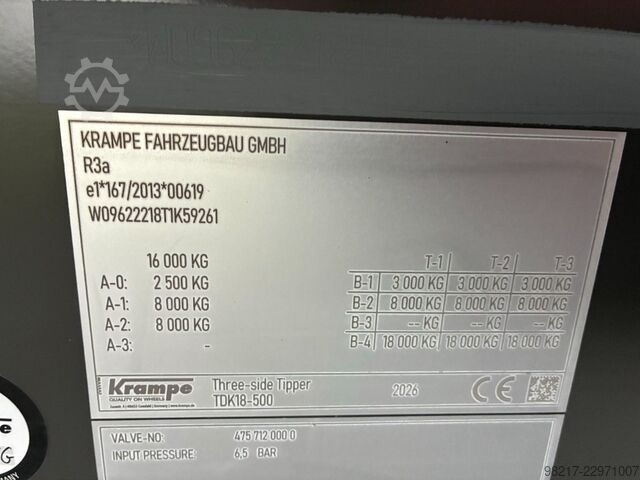 Krampe TDK 18-500 Carrier Krampe TDK 18-500 Carrier