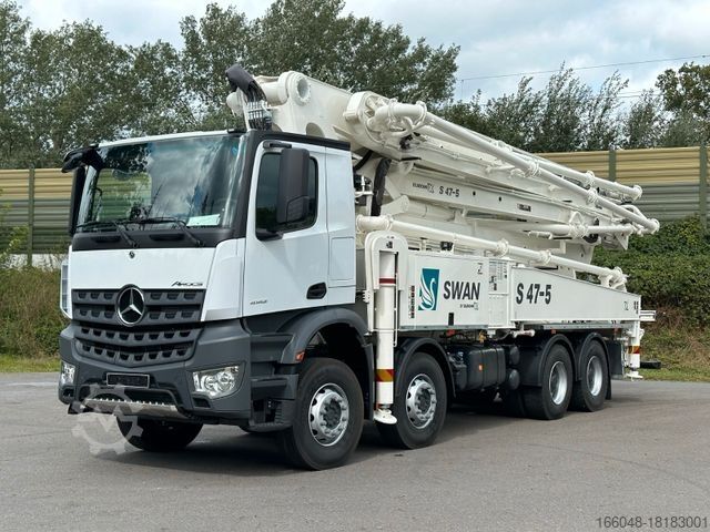 Concrete mixer truck MERCEDES-BENZ Arocs 5 4142 8x4 SWAN TSP 47-5 160RZ ( 47m )