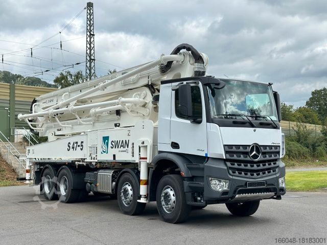 Concrete mixer truck MERCEDES-BENZ Arocs 5 4142 8x4 SWAN TSP 47-5 160RZ ( 47m )