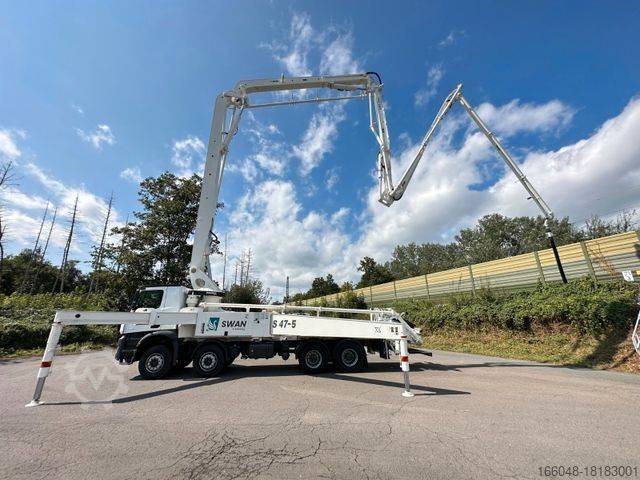 Concrete mixer truck MERCEDES-BENZ Arocs 5 4142 8x4 SWAN TSP 47-5 160RZ ( 47m )