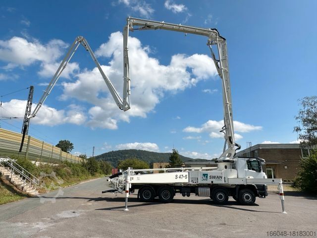 Concrete mixer truck MERCEDES-BENZ Arocs 5 4142 8x4 SWAN TSP 47-5 160RZ ( 47m )