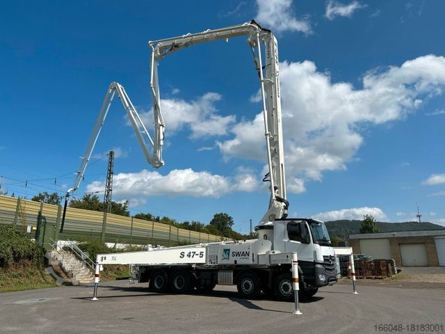 Concrete mixer truck MERCEDES-BENZ Arocs 5 4142 8x4 SWAN TSP 47-5 160RZ ( 47m )